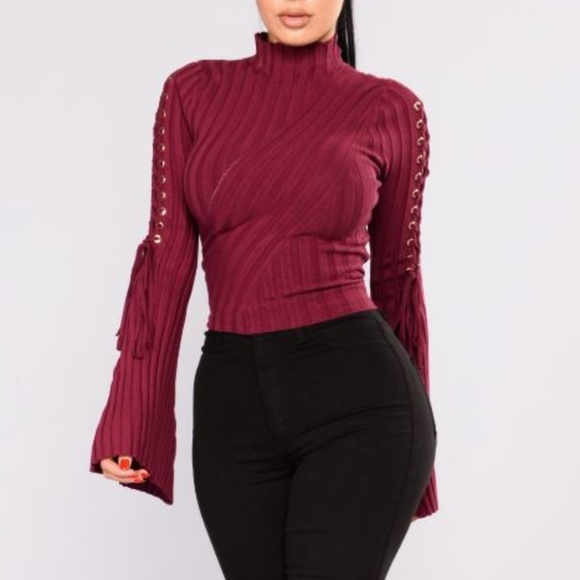 Fashion Nova Tops - Fashion Nova “Next To Me” Mock Neck Sweater